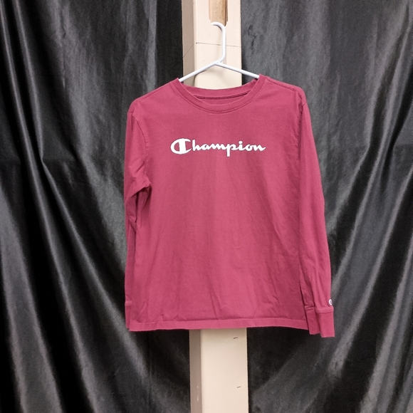 Champion Maroon Long Sleeve Tee - Picture 1 of 14